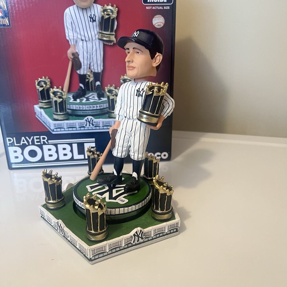 Lou Gehrig New York Yankees 6x World Series Champion Bobblehead see description - Picture 4 of 6